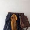 Solid Black Walnut Scandi Coat Rack, Wooden Coat Hooks, Coat Pegs