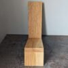 Solid Oak Vinyl Storage Stand, LP Storage Rack, 12" LP 7" Single Display Rack