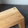 Solid Oak Vinyl Storage Stand, LP Storage Rack, 12" LP 7" Single Display Rack