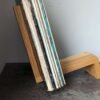 Solid Oak Vinyl Storage Stand, LP Storage Rack, 12" LP 7" Single Display Rack