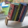 Solid Oak Free standing Book/Magazine Rack, Tabletop Book Storage, Book Stand, Book Rack, Bookcase