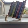 Solid Oak Free standing Book/Magazine Rack, Tabletop Book Storage, Book Stand, Book Rack, Bookcase