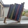 Solid Oak Free standing Book/Magazine Rack, Tabletop Book Storage, Book Stand, Book Rack, Bookcase