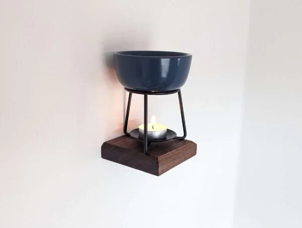 Small Floating Shelf - Solid Black Walnut - Screw in Shelf