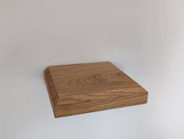 Small Floating Shelf - Solid Oak - Screw in Shelf