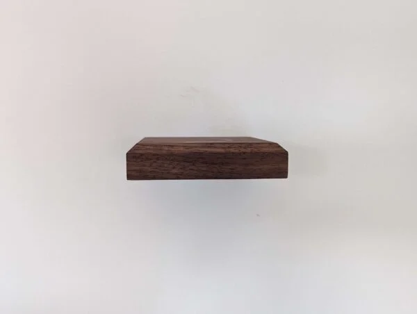 Small Floating Shelf - Solid Black Walnut - Screw in Shelf