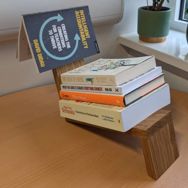 Freestanding Bookshelf - Solid Oak