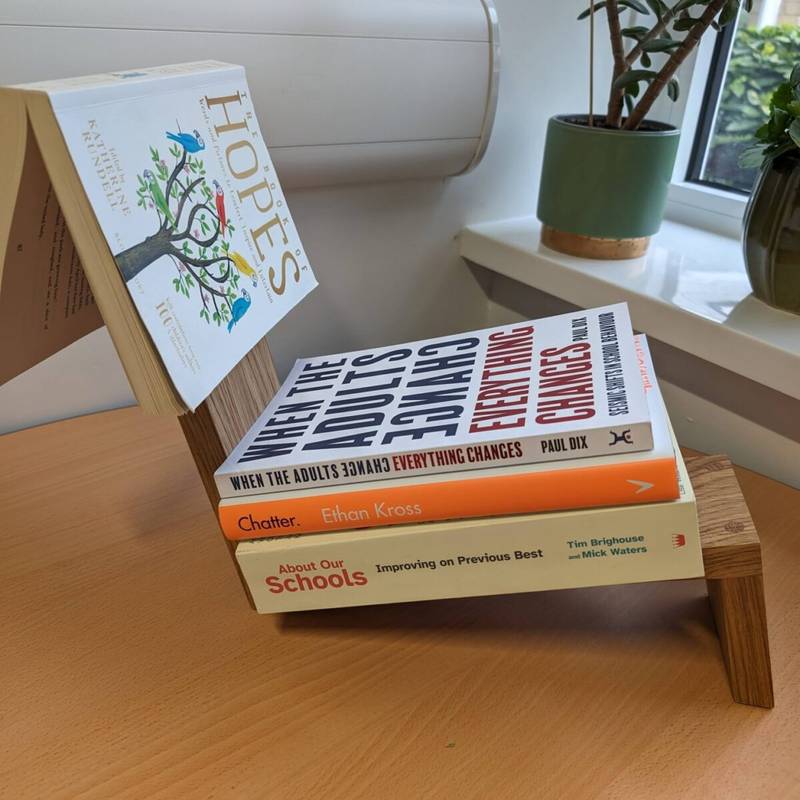 Freestanding Bookshelf - Solid Oak