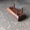 Business Card Stand, Wooden Business Card Display, Desk Accessories - Black Walnut