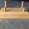 Oak business card stand
