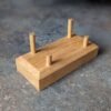 Oak business card stand