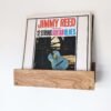 Solid Oak Vinyl Shelf - Wall mounted