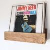 Solid Oak Vinyl Shelf - Wall mounted