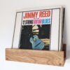 Solid Oak Vinyl Shelf - Wall mounted