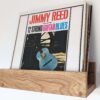 Solid Oak Vinyl Shelf - Wall mounted