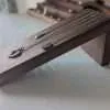 Angled Necklace Display Stand - Black Walnut