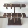 2 Tier Watch Stand | Bracelet Stand | Jewellery Display - Black Walnut