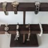 2 Tier Watch Stand | Bracelet Stand | Jewellery Display - Black Walnut
