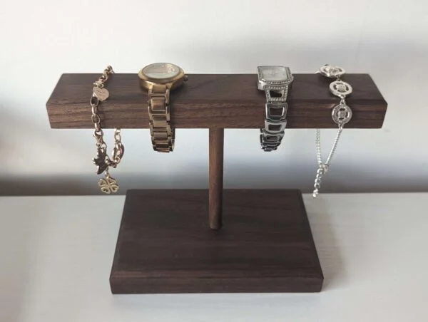 Watch Stand | Bracelet Stand | Jewellery Display - Black Walnut