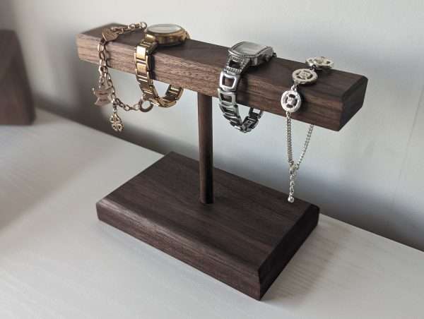Watch Stand | Bracelet Stand | Jewellery Display - Black Walnut