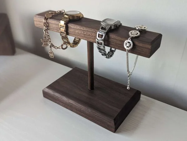Watch Stand | Bracelet Stand | Jewellery Display - Black Walnut
