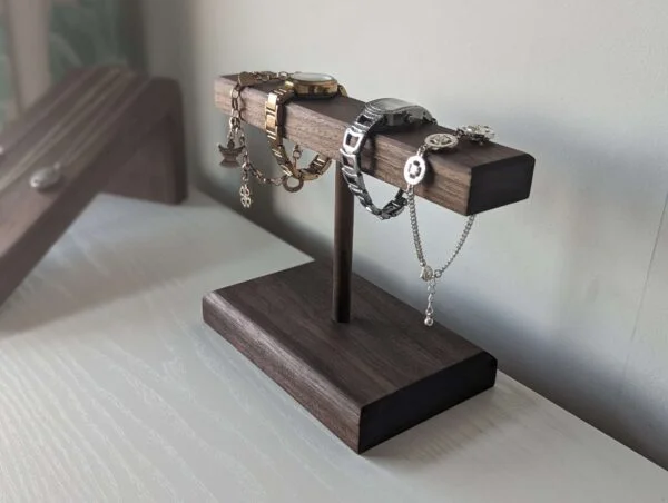 Watch Stand | Bracelet Stand | Jewellery Display - Black Walnut