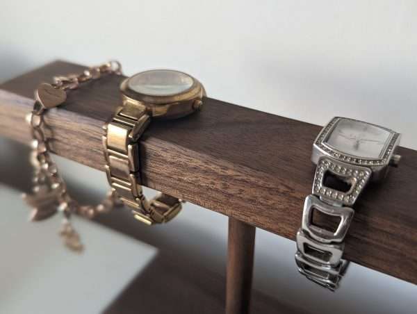 Watch Stand | Bracelet Stand | Jewellery Display - Black Walnut