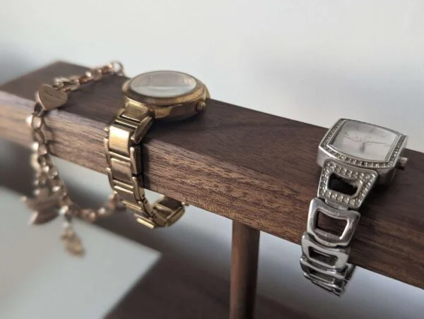 Watch Stand | Bracelet Stand | Jewellery Display - Black Walnut