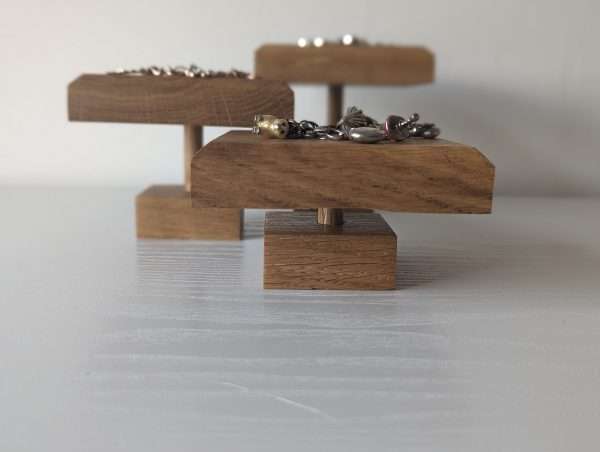 Solid Oak Jewellery Riser Displays