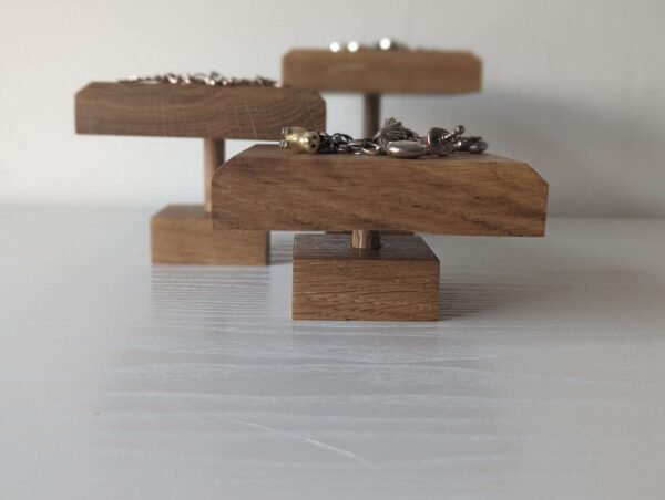 Solid Oak Jewellery Riser Displays