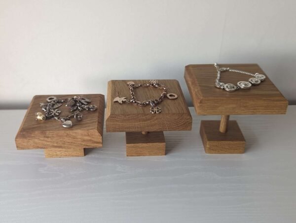 Solid Oak Jewellery Riser Displays