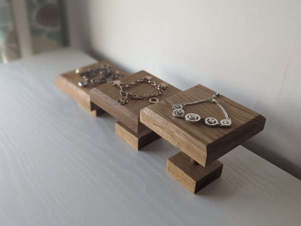 Solid Oak Jewellery Riser Displays