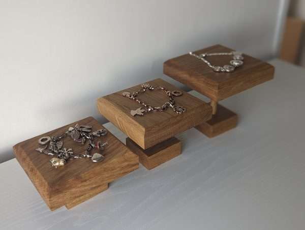 Solid Oak Jewellery Riser Displays