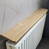 Solid Oak Radiator Shelf | Console Table | Narrow Table | Hallway Table | Easy Install