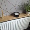 Solid Oak Radiator Shelf | Console Table | Narrow Table | Hallway Table | Easy Install
