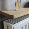 Solid Oak Radiator Shelf | Console Table | Narrow Table | Hallway Table | Easy Install