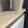 Solid Oak Radiator Shelf | Console Table | Narrow Table | Hallway Table | Easy Install