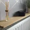 Solid Oak Radiator Shelf | Console Table | Narrow Table | Hallway Table | Easy Install