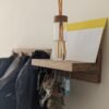 Solid Oak Coat Hooks With Shelf & Key Rack