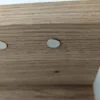 Solid Oak Coat Hooks With Shelf & Key Rack