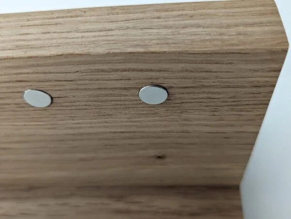Solid Oak Coat Hooks With Shelf & Key Rack
