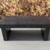 Ebonised Oak Black Countertop Shelf