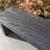 Ebonised Oak Black Countertop Shelf