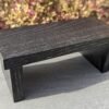 Ebonised Oak Black Countertop Shelf