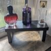Ebonised Oak Black Countertop Shelf