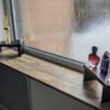 Ebonised Oak Black Countertop Shelf