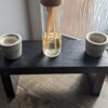 Ebonised Oak Black Countertop Shelf