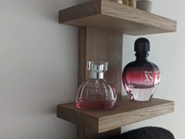Solid Oak Bathroom Shelves