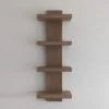 Solid Oak Bathroom Shelves