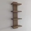 Solid Oak Bathroom Shelves